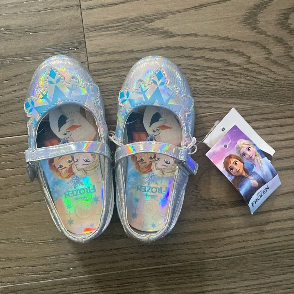 ADORABLE DISNEY FROZEN LITTLE GIRLS DRESS SHOES